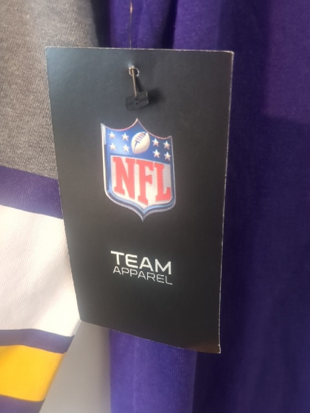 NWT! Nike Women's Purple and Gray Minnesota Vikings Raglan Top - Picture 2 of 5